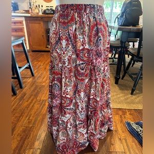 Long bohemian skirt